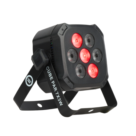 Reflektor Par led LIGHT4ME CUBE PAR 7X3W-81520