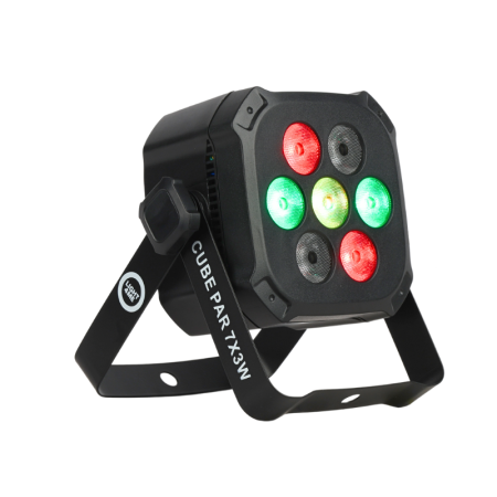 Reflektor Par led LIGHT4ME CUBE PAR 7X3W-81523