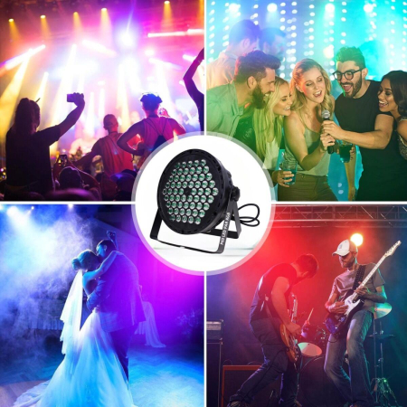 Reflektor Par Led LIGHT4ME P60 LED PAR RGB-81535