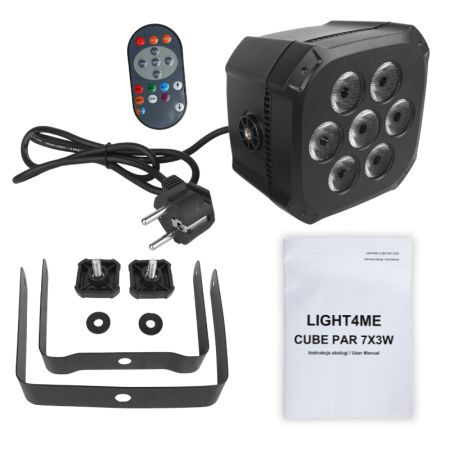 Reflektor Par Led LIGHT4ME P60 LED PAR RGB-81536