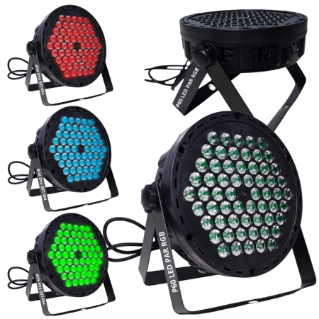 Reflektor Par Led LIGHT4ME P60 LED PAR RGB-81537