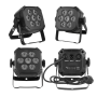 Reflektor Par led LIGHT4ME CUBE PAR 7X3W-81526