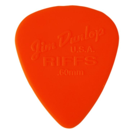 Kostka gitarowa Dunlop Riffs 0,60 orange-81968
