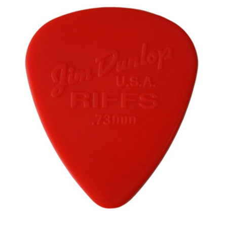 Kostka gitarowa Dunlop Riffs 0,73 red-81969