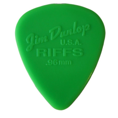 Kostka gitarowa Dunlop Riffs 0,96 green-81970