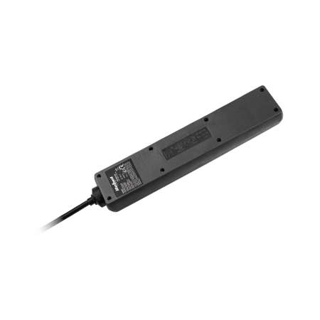 Przedłużacz 5GN z przełącznikiem 5m Black-82021