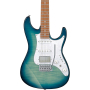 Ibanez AZ22S1F-TXB Transparent Turquoise Burst-82152