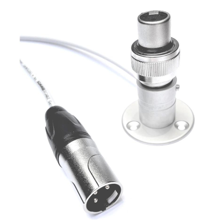 Podstawka mikrofonowa Rduch PAZ-NP srebrna XLR -82443