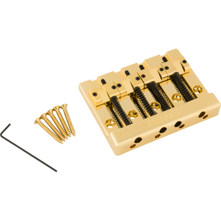 Mostek Fender HiMass 4-String Bass Bridge Gold-83493