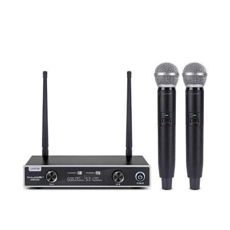 Mikrofon Shudder SDR1202 bezprzewodowy 2 do ręki-83609