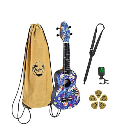 Ukulele Ortega KEIKI K2 "Spaceman" Soprano Set-83745