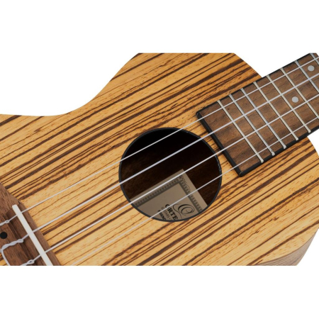 Ukulele Ortega Timber Series Concert Zebrawood+Bag-83793