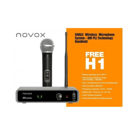 Mikrofon Novox FREE H1 - system bezprzewodowy-83986