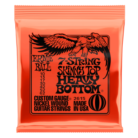 Str.Ernie Ball 2615 Skiny Top Heavy Bottom 10-62 7-84274