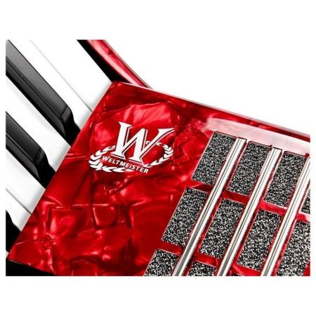 Akordeon Weltmeister Perle 26/48/II/3 Red 48B Kpl.-84320