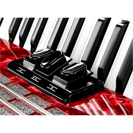 Akordeon Weltmeister Perle 26/48/II/3 Red 48B Kpl.-84321