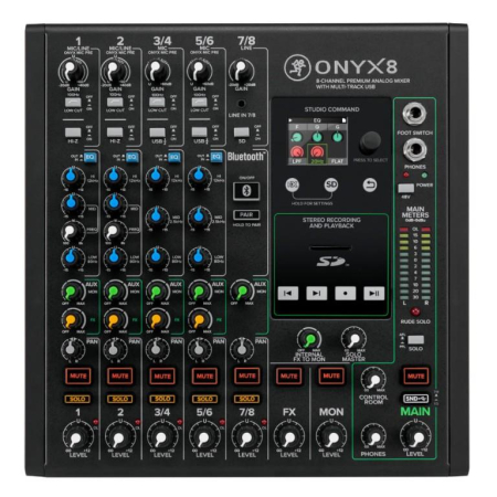 Mikser Mackie Onyx 8 - Analogowy mikser z USB-84362