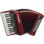 Akordeon Hohner Bravo II Silent 60B Red-84351