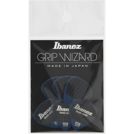 Zestaw kostek Ibanez Grip Wizard 6 pcs Blue 1,0-85400