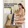 DONNER DDP-60 WOOD GRAIN Pianino cyfrowe -85528 DONNER DDP-60 WOOD GRAIN Pianino cyfrowe -85528