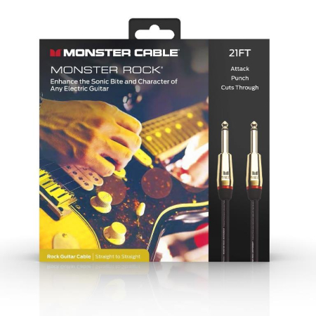 Kabel J-J 6,4m Monster Rock 21 ft. - straight 1/4”-85776