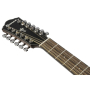 Ibanez AEG5012-BKH 12-String Black High Gloss-85889 Ibanez AEG5012-BKH 12-String Black High Gloss-85889