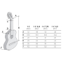Gitara klasyczna Alhambra 1C black satin pokrowiec-85902 Gitara klasyczna Alhambra 1C black satin pokrowiec-85902