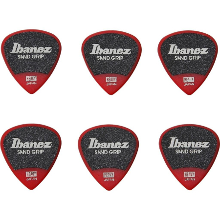 Zestaw kostek Ibanez Grip Wizard 6 pcs Red 1.0-86060