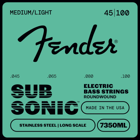 Str.Fender SubSonic 7350 Stainless St. Bass 45-100-86686