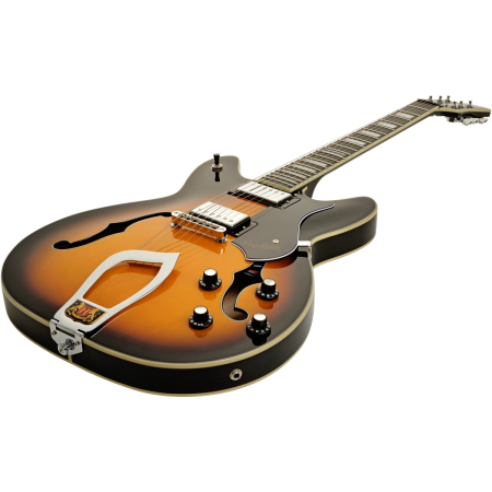 Hagstrom Viking Tobacco Sunburst Semi-Hollow Jazz -86915