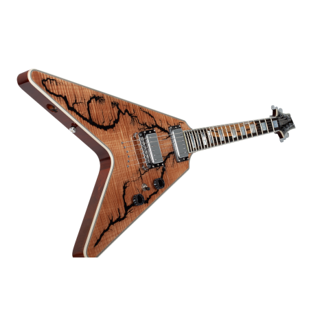 Schecter V-1 Electro-Resin Gloss Natural EXPO-86932