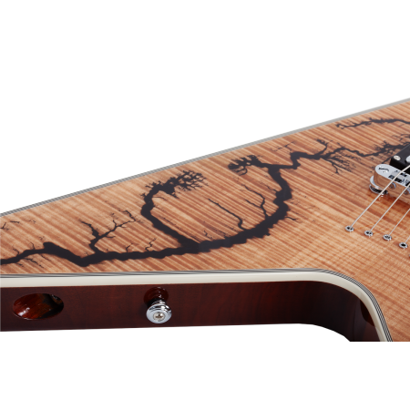 Schecter V-1 Electro-Resin Gloss Natural EXPO-86944