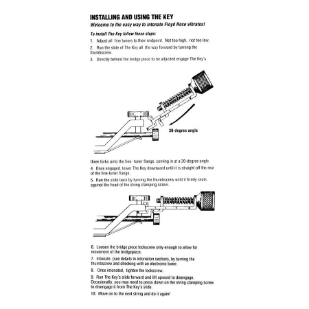 Allparts THE KEY narzędzie do regulacji Floyd Rose-86992