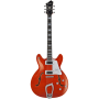 Hagstrom Super Viking Mandarin Flame Semi-Hollow-86906