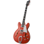 Hagstrom Super Viking Mandarin Flame Semi-Hollow-86908
