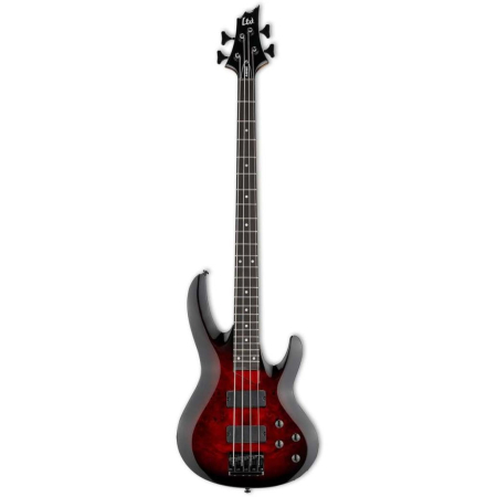 ESP LTD B-204DX Red Burst gitara basowa-87084
