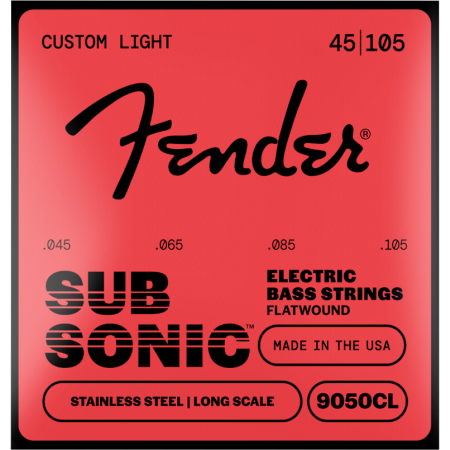 Str.Fender SubSonic Bass Strings 45-105 Flatwound-87393