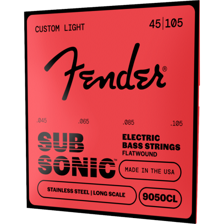 Str.Fender SubSonic Bass Strings 45-105 Flatwound-87395