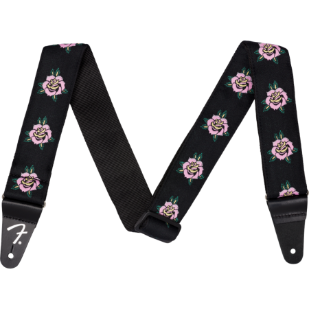 Pasek do gitary Fender Rose Strap Pink 2"-87438