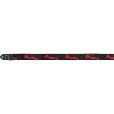 Pasek do gitary Ibanez GSD50-RD Logo Blk/Red-87498