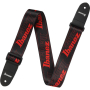 Pasek do gitary Ibanez GSD50-RD Logo Blk/Red-87497