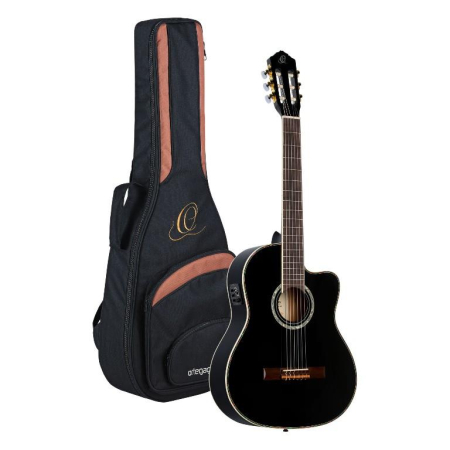 Gitara elektroklasyczna Ortega RCE141BK 4/4 W/BAG-87517