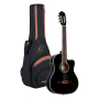 Gitara elektroklasyczna Ortega RCE141BK 4/4 W/BAG-87517