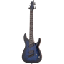 Schecter Omen Elite 7 Multiscale See ThruBlueBurst-87645
