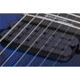Schecter Omen Elite 7 Multiscale See ThruBlueBurst-87654