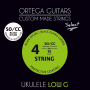 Str.Ortega Soprano/Concert Low-G black nylon-87943