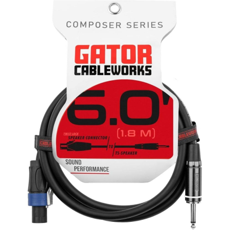 Kabel Jack-Speakon 1,8m Gator Composer Series-88464