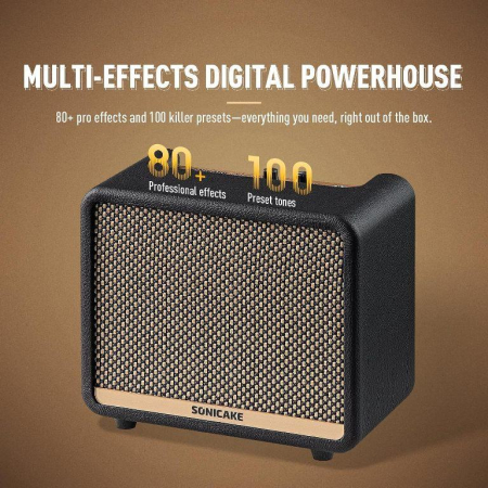 SonicakeQAM-20 AmpCube  wzmacniacz gitarowy BT DSP-89132