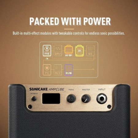 SonicakeQAM-20 AmpCube  wzmacniacz gitarowy BT DSP-89133