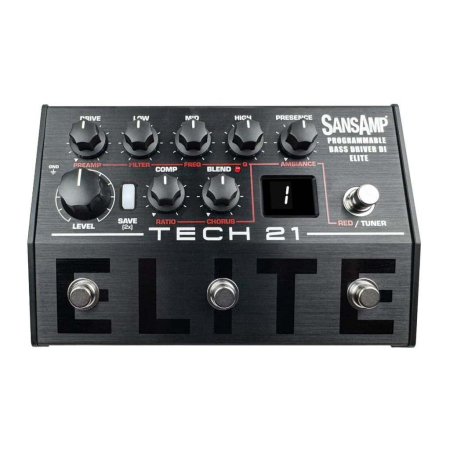 Tech21 SansAmp Bass Driver Programmable ELITE-89137
